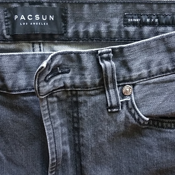 Pacsun grey 32 x 32 skinny jeans - Picture 3 of 4